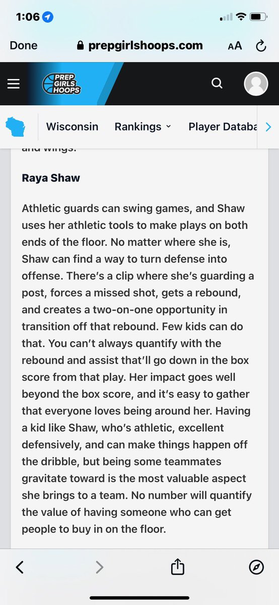 Coach_Peplinski's tweet photo. @BradyJ_Peterson - thank you for highlighting what 2026 combo guard @ShawRaya does in addition to her box score stats! “No number will quantify the value of having someone who can get people to buy in on the floor”🙌🏼🫶🏼
Guards and Wings to Watch This Season https://t.co/jsmfhyFGKn https://t.co/JD8zCtBDu0
