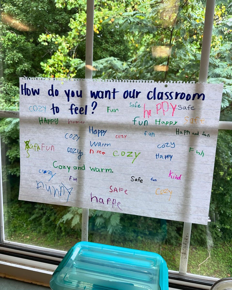 TuttlesClass's tweet image. And we’re back at it! Students spent time this week creating our shared agreements for the classroom. 
#BackToSchool