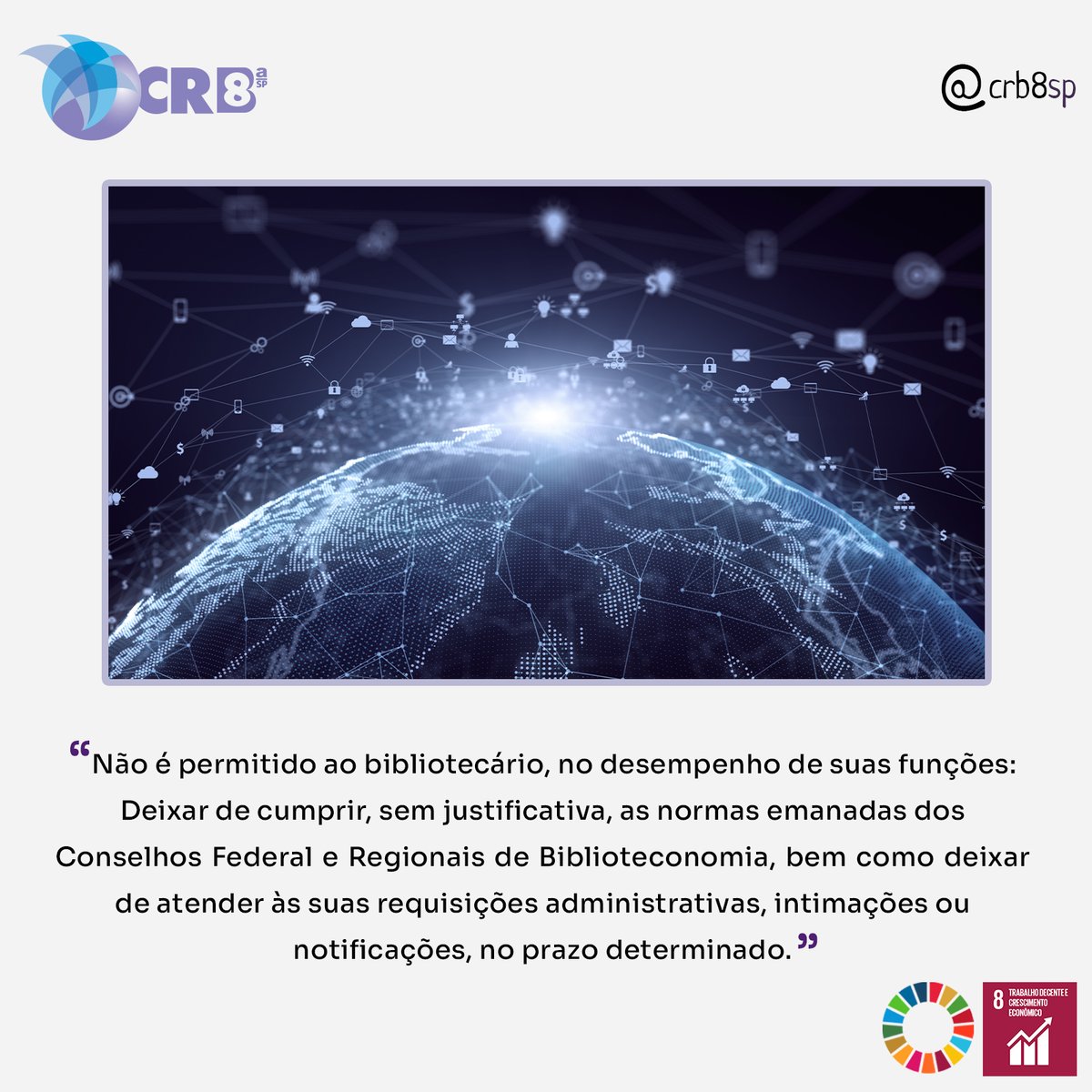 crb8sp's tweet photo. O Código de Ética e Deontologia do(a) Bibliotecário(a) Brasileiro(a) é um documento extremamente importante e que deve ser conhecido por todos(as) os(as) profissionais. Ele contém as normas fundamentais que devem ser seguidas pelas pessoas bibliotecárias no exercício da profissão https://t.co/xVQO14KX1j