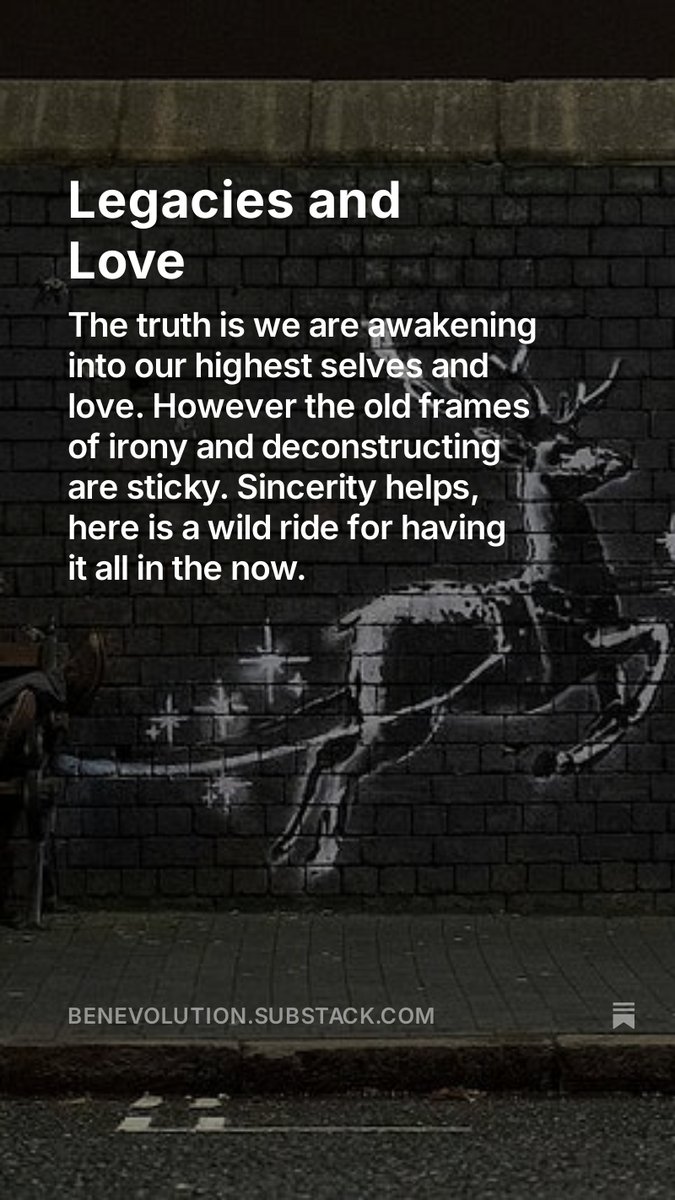 simondivecha's tweet image. Legacies and Love. Please a permission slip, I needed one too! benevolution.substack.com/p/legacies-and…