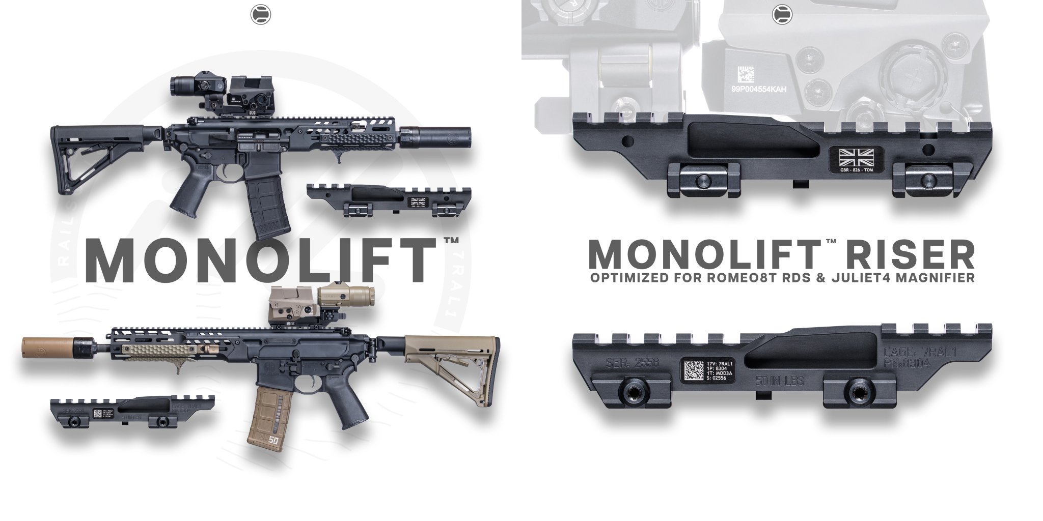 MonoLift Riser MWS vfc ドット　RailScales MonoLift™ Riser