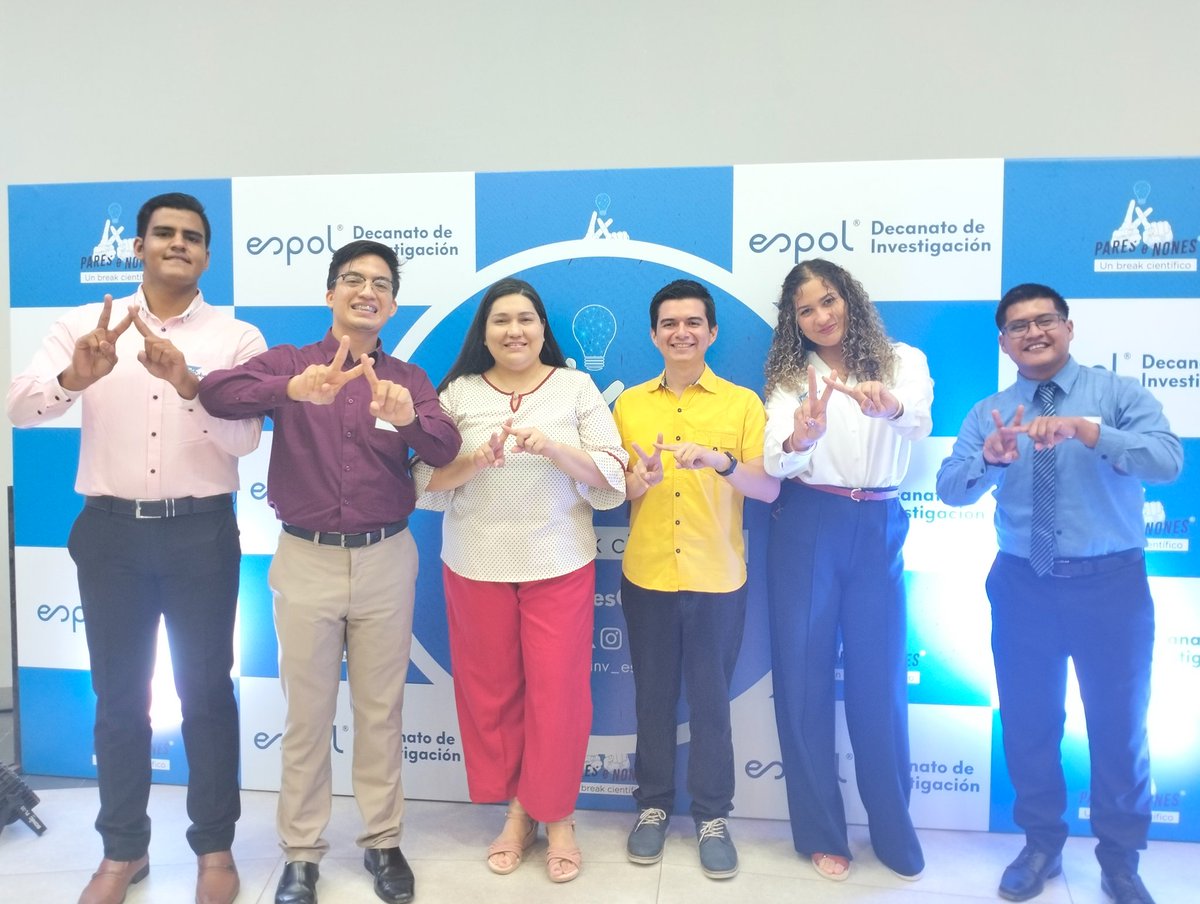 #ParesoNones gran iniciativa que realiza año tras año el <a href="/DEC_INV_ESPOL/">Investigación ESPOL</a>. Felices de compartir este espacio amigable de divulgación científica.

#Pupilos #TalentoESPOL