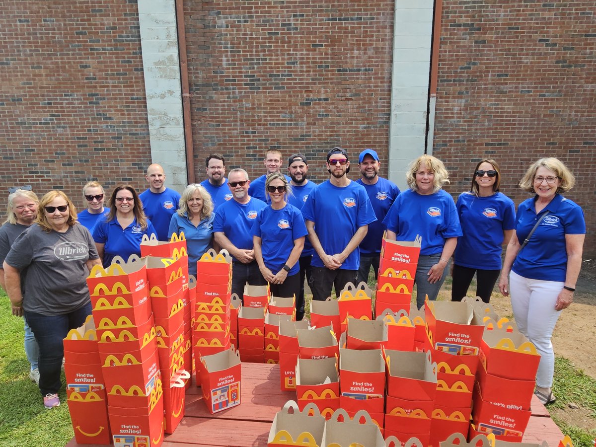 Ulbrich Community Outreach Team was elated to participate at the <a href="/wallingfordymca/">Wallingford YMCA</a> Camp Ulbrich by putting together Happy Meals for the kids while they enjoyed the playscape area, basketball gym, and many other fun activities! Together, we are improving lives with more than metal!