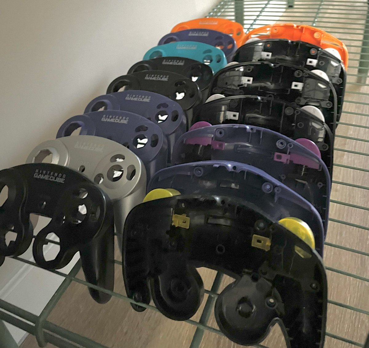 theGdash's tweet photo. No such thing as too many GameCube controllers… https://t.co/ygQ0uSQg5y