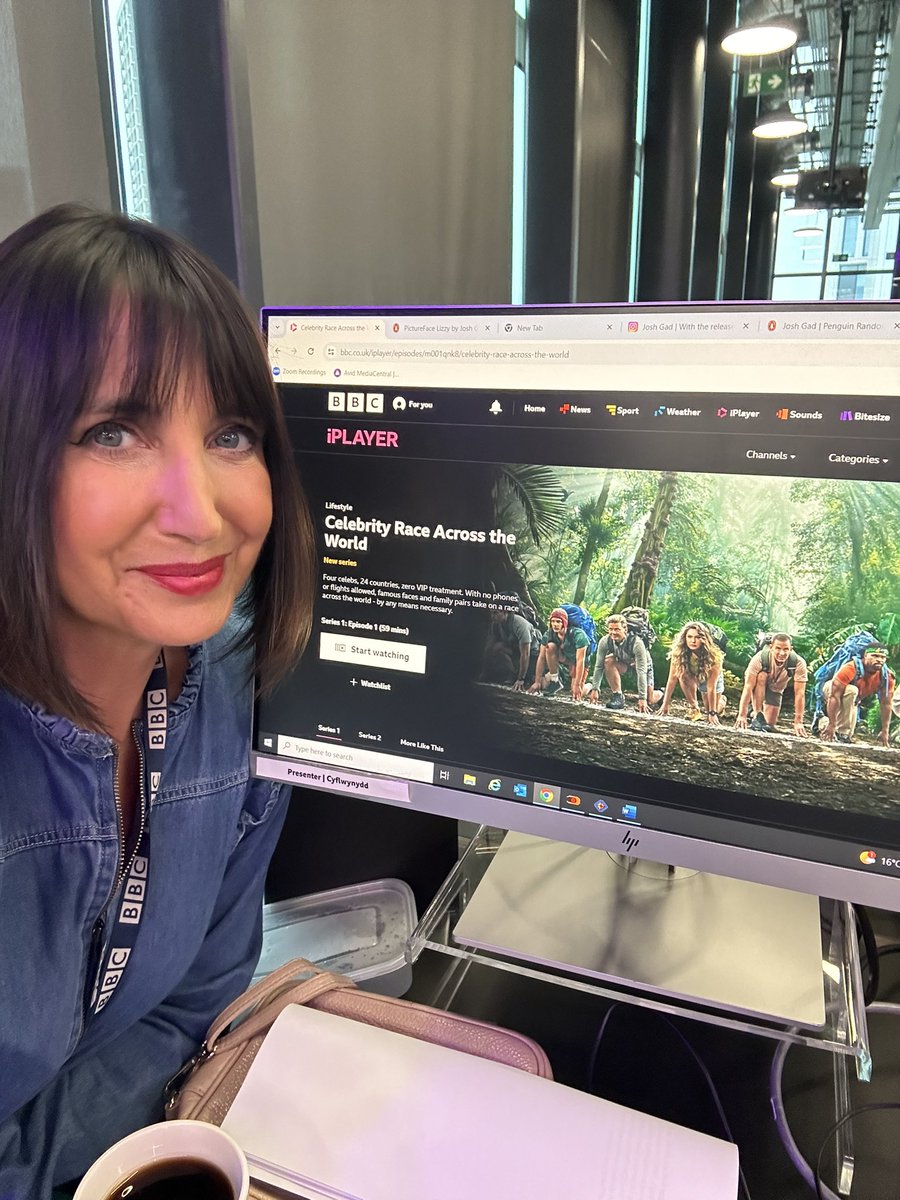 Lucy Owen (@lucyowenwales) on Twitter photo Anyone watching Celebrity Race Across The World? Chatting to R2’s Scott Mills and his Welsh husband Sam Vaughan on <a href="/BBCRadioWales/">BBC Radio Wales</a> tomorrow about their Brazilian adventure from 12pm. Hope you can join me 🤩
#celebrityraceacrosstheworld #bbcradio2 #bbcradiowales Anyone watching Celebrity Race Across The World? Chatting to R2’s Scott Mills and his Welsh husband Sam Vaughan on <a href="/BBCRadioWales/">BBC Radio Wales</a> tomorrow about their Brazilian adventure from 12pm. Hope you can join me 🤩
#celebrityraceacrosstheworld #bbcradio2 #bbcradiowales