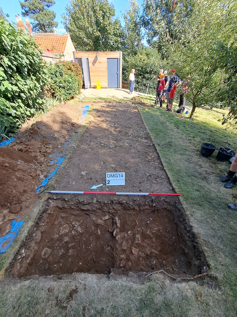 On a three-day dig, you need to make good progress on day 2(!), and our #DiggingMarketGarden project certainly did that today.
