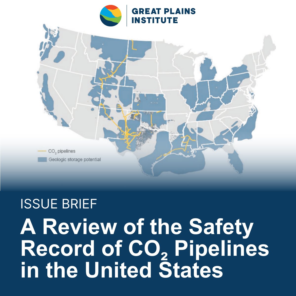 NEW: Our issue brief helps provide a clear understanding of CO₂ pipeline safety in the US. Expanding this network is key for #CarbonManagement and reaching net zero by midcentury. Data from <a href="/PHMSA_DOT/">PHMSA</a>. 

Read here: bit.ly/3AsYaCQ

#NetZero #Decarbonization