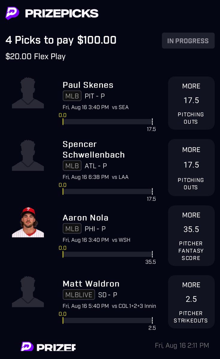 AshawnLockz's tweet photo. LETS GET IT TWITTER FAM IM DIALED TODAY 2.5U ON EACH 2 MAN AND A 4 MAN FLEX FRIDAY SLIP

4 MAN LINK: Copy my PrizePicks lineup using this link: 
https://t.co/67s1TNddHZ

#prizepicks #mlb #esports #betting #gambling #PlayerPropBets https://t.co/6VnjMX5ZGc