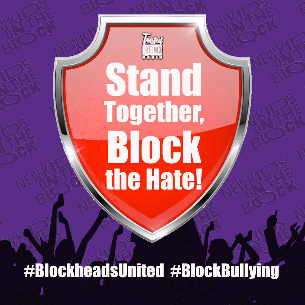 TwistRemixRadio's tweet photo. 🛡️ Blockheads, let’s unite! 🛡️
It’s time to put an end to bullying in our fanbase. Join us in the #BlockheadsUnited campaign to spread love and positivity. Let’s make sure @NKOTB sees that we’re committed to creating a supportive community. 💖 #BlockBullying #NKOTB #StandTogether https://t.co/SvqgcnbLb0