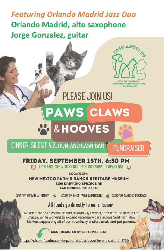 Check it out! Our event is growing, with wonderful live music now included as per the flyer! Tickets are selling fast, so get yours now.