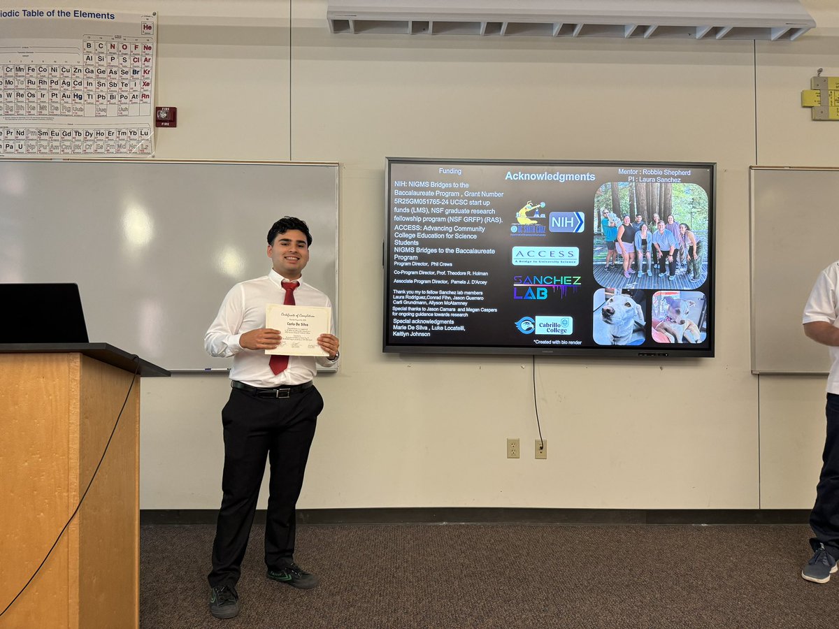 Carlo absolutely CRUSHED his presentation at the ACCESS summer research symposium. It has been so great working with him this summer and I’m so stoked by how far he has come in such a short period of time. Awesome work! #proudmentor #retroDOGma