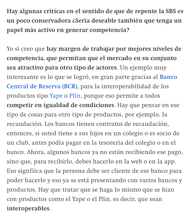 MZunigaP's tweet photo. Otra vez la interoperabilidad, para justificar más regulación... ¡estos mercados son ya bastante competitivos! 

No me malentiendan, la interoperabilidad puede ser muy buena. Pero eso no implica que deba ser forzada por la regulación, ni ignorar que hay "trade-offs". https://t.co/m1GBXJQn7h