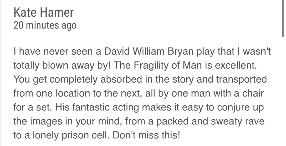 davidwbryan's tweet image. 6 of the most recent 88 audience reviews left for my Edinburgh Fringe shows. In case you were thinking about coming. Full 88 are on these 2 links….

tickets.edfringe.com/whats-on/david…

&amp;amp;

tickets.edfringe.com/whats-on/david…

See you 3pm at Pleasance 🫡

#edfringe #edinburghfringe #edfringe24 @edfringe…