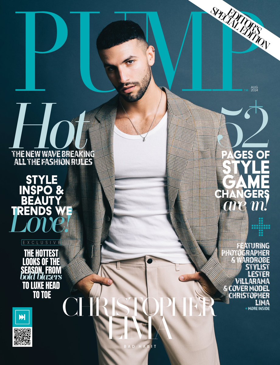 Christopher Lima <a href="/_climv/">CHRISTOPHER LIMA</a> for <a href="/Pump_Magazine/">PumpMagazine</a> 💙