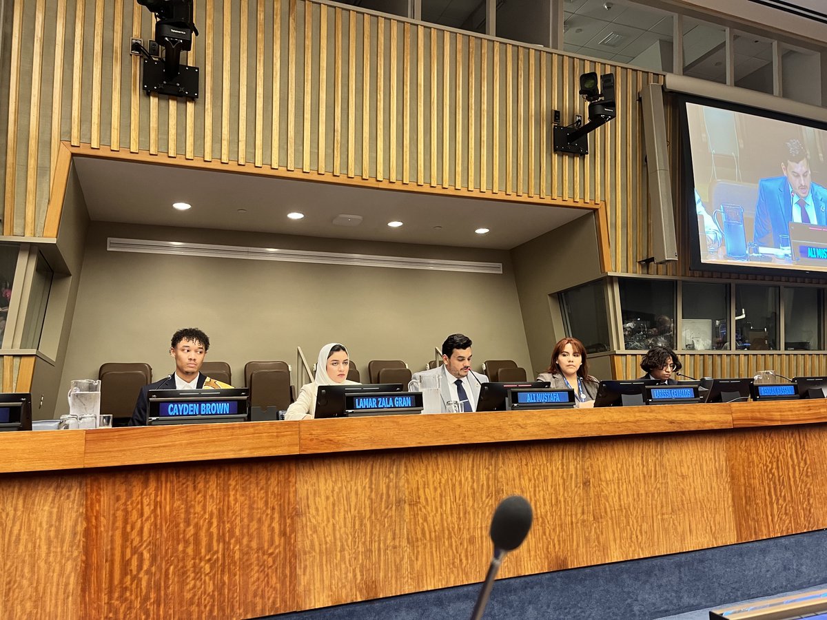 Our youth panel is tackling the topic of Empowering Youth to Foster Peace and Security through Global Citizenship. We’re eager to develop actionable recommendations for strengthening youth participation in peace and security efforts, in line with the YPS agenda.