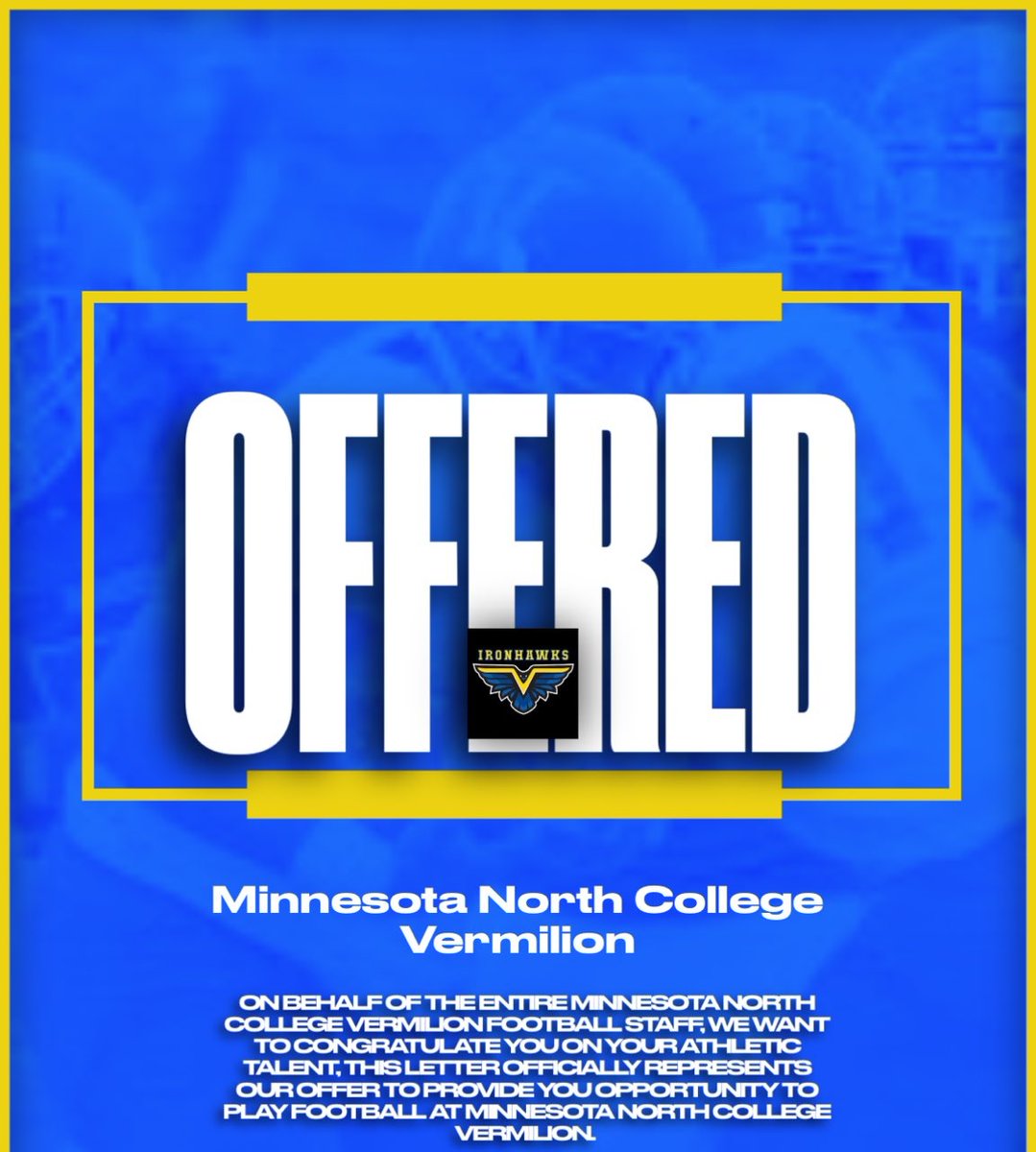 Jonathan Talton /Class of 2025 (@taltonjonathan) on Twitter photo Blessed to receive an offer Minnesota North College.
<a href="/coachbusby22/">Coach Busby-Personal Page</a> <a href="/johnson_three/">Tyree Johnson</a> @RecruitSabresFB @sonneborn_mike Blessed to receive an offer Minnesota North College.
<a href="/coachbusby22/">Coach Busby-Personal Page</a> <a href="/johnson_three/">Tyree Johnson</a> @RecruitSabresFB @sonneborn_mike