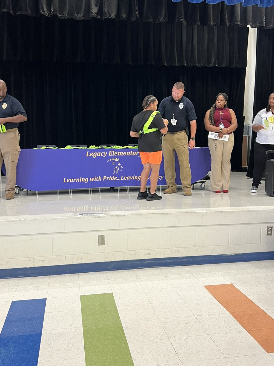 How do you end a wonderful first week of school <a href="/LegacyLionsMCPS/">Legacy Elementary School</a> ?  By having a Safety Patrol induction ceremony!! So many worthy student to be role models for the younger students. 
<a href="/KinardsConnect1/">Kinard’s Connections</a>