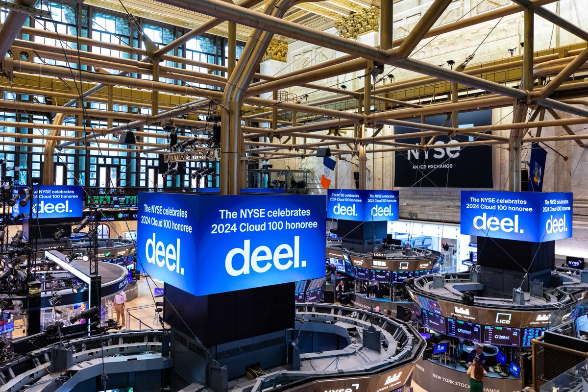 Happy Friday to everyone, especially the <a href="/NYSE/">NYSE 🏛</a> for joining us in celebrating our spot on the <a href="/Forbes/">Forbes</a> 2024 Cloud 100 list! ☁️ 🗽