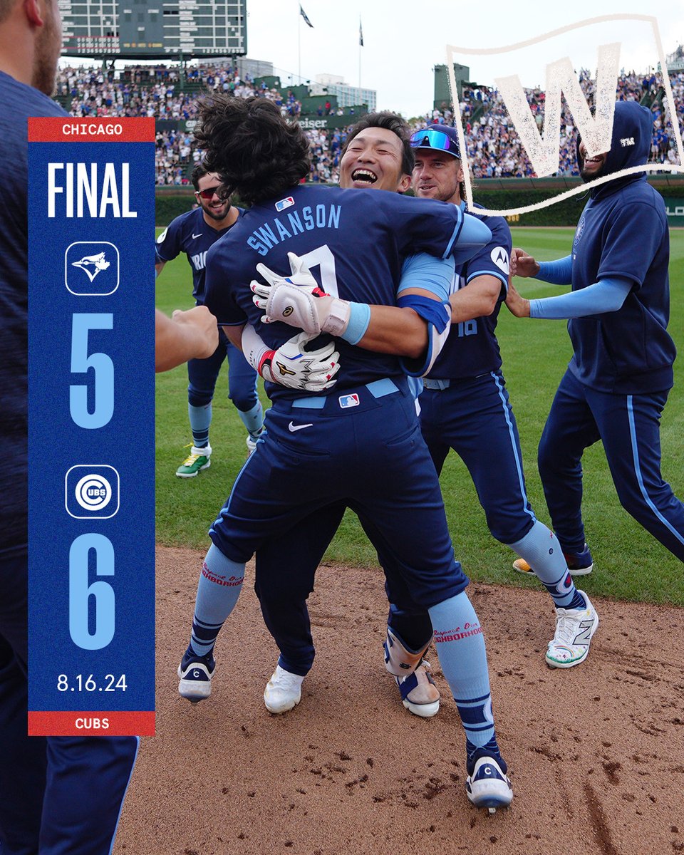 Cubs's tweet photo. [W]rigleyville dubs. Sei no more!

Bellinger: HR, 2 RBI, R
Happ: 2-for-4, HR, RBI, 3 R
Suzuki: Game-winning RBI in the 10th https://t.co/pc8Y5aalSH