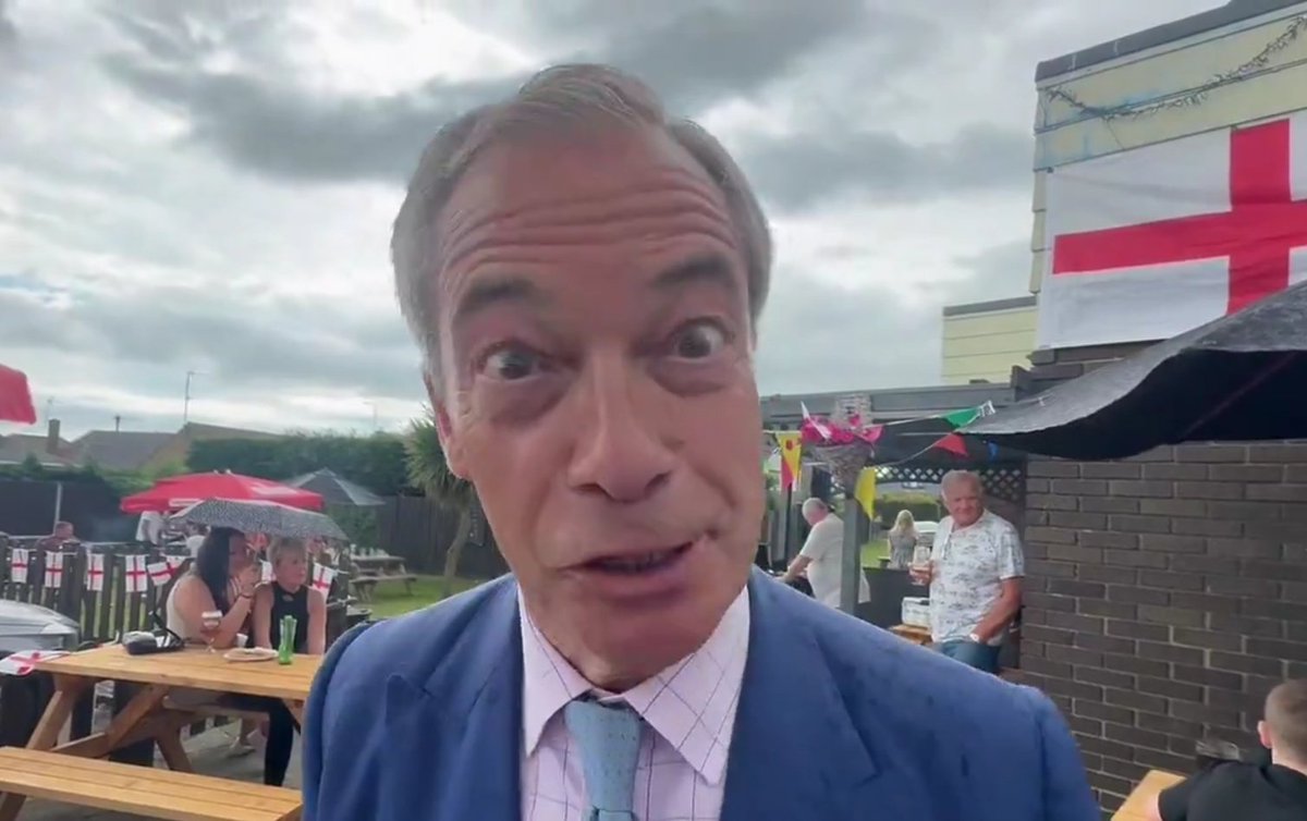 Parody Nigel Farage tweet media