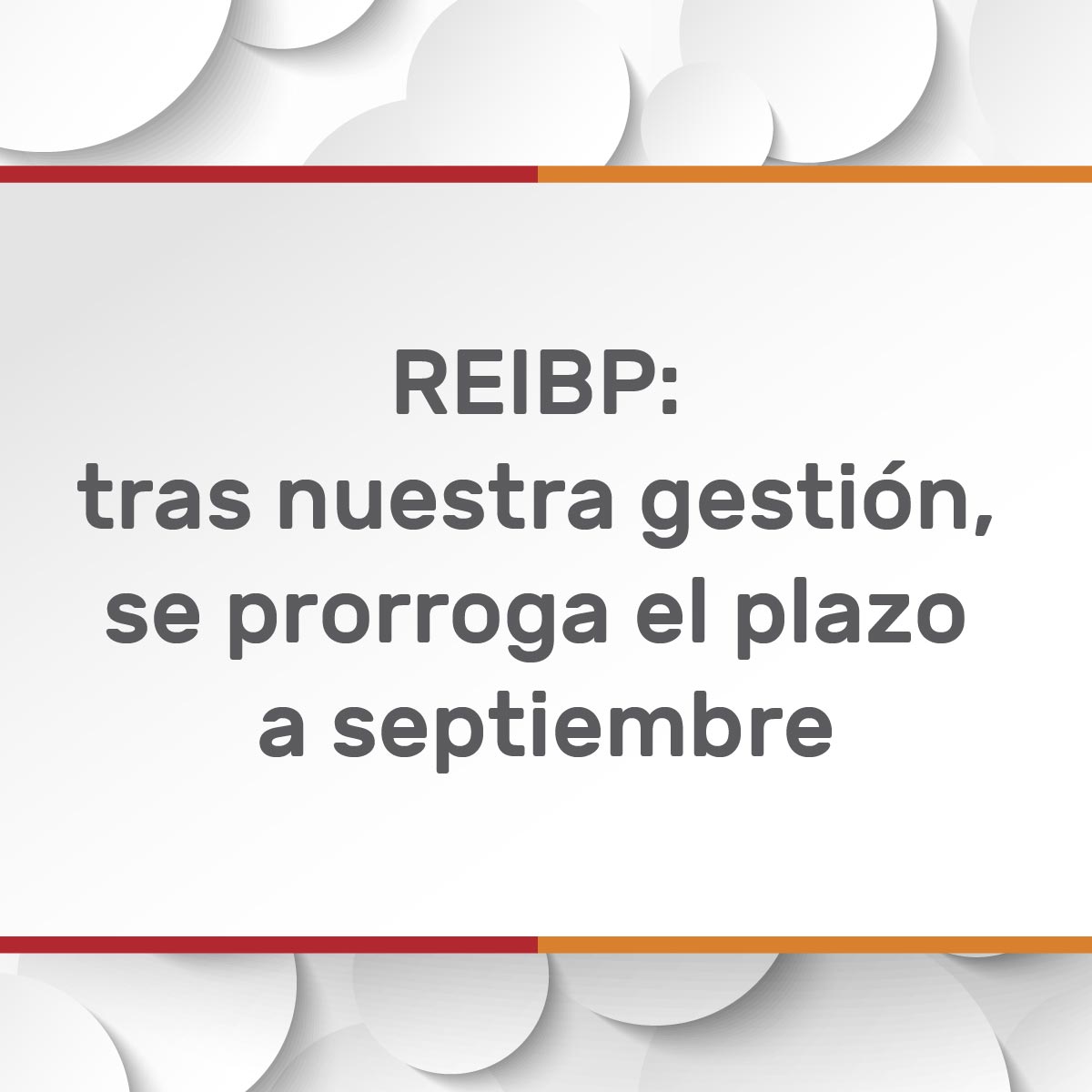 ConsejoCABA's tweet photo. ‼Fuentes oficiales de @afipcomunica confirman que se prorroga el plazo del REIBP hasta las fechas de vencimiento fijadas para la presentación de IIGG y BBPP en el mes de septiembre (18, 19 y 20) .

🔔La norma reglamentaria será publicada el lunes en el Boletín Oficial.🔔 https://t.co/GM1nQFbRdh