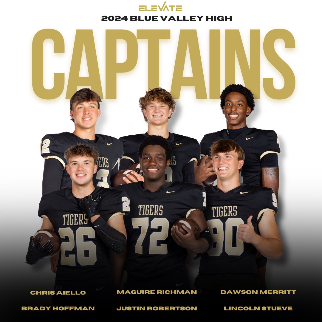 BVTouchdownclub's tweet image. Congratulations to our 2024 Captains! #ELEVATE