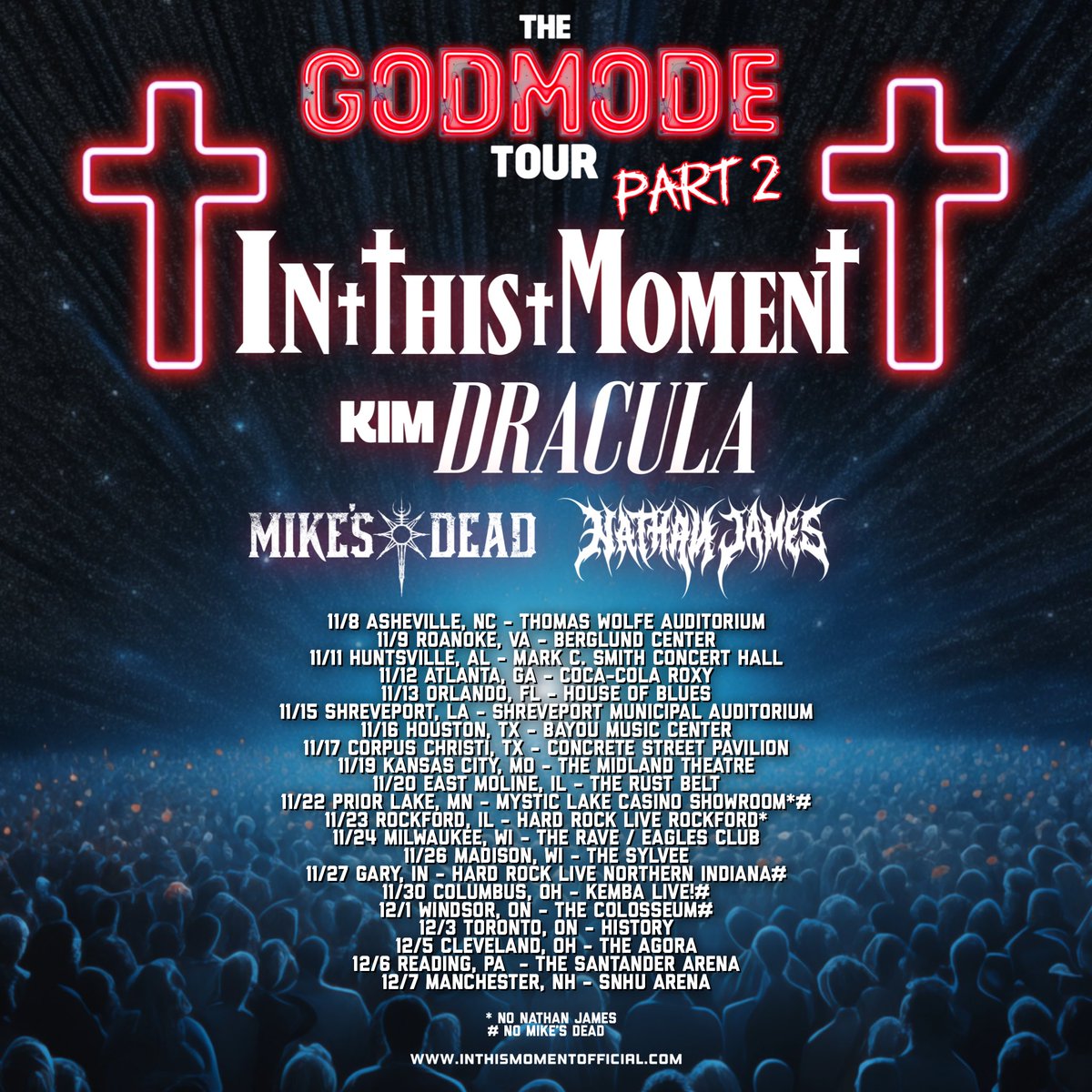 mikes_dead's tweet photo. Tickets &amp; VIP are now on sale 🎟
final tour of the year. see you soon.
get everything at mikesdead. com https://t.co/EXaYmSWzXf