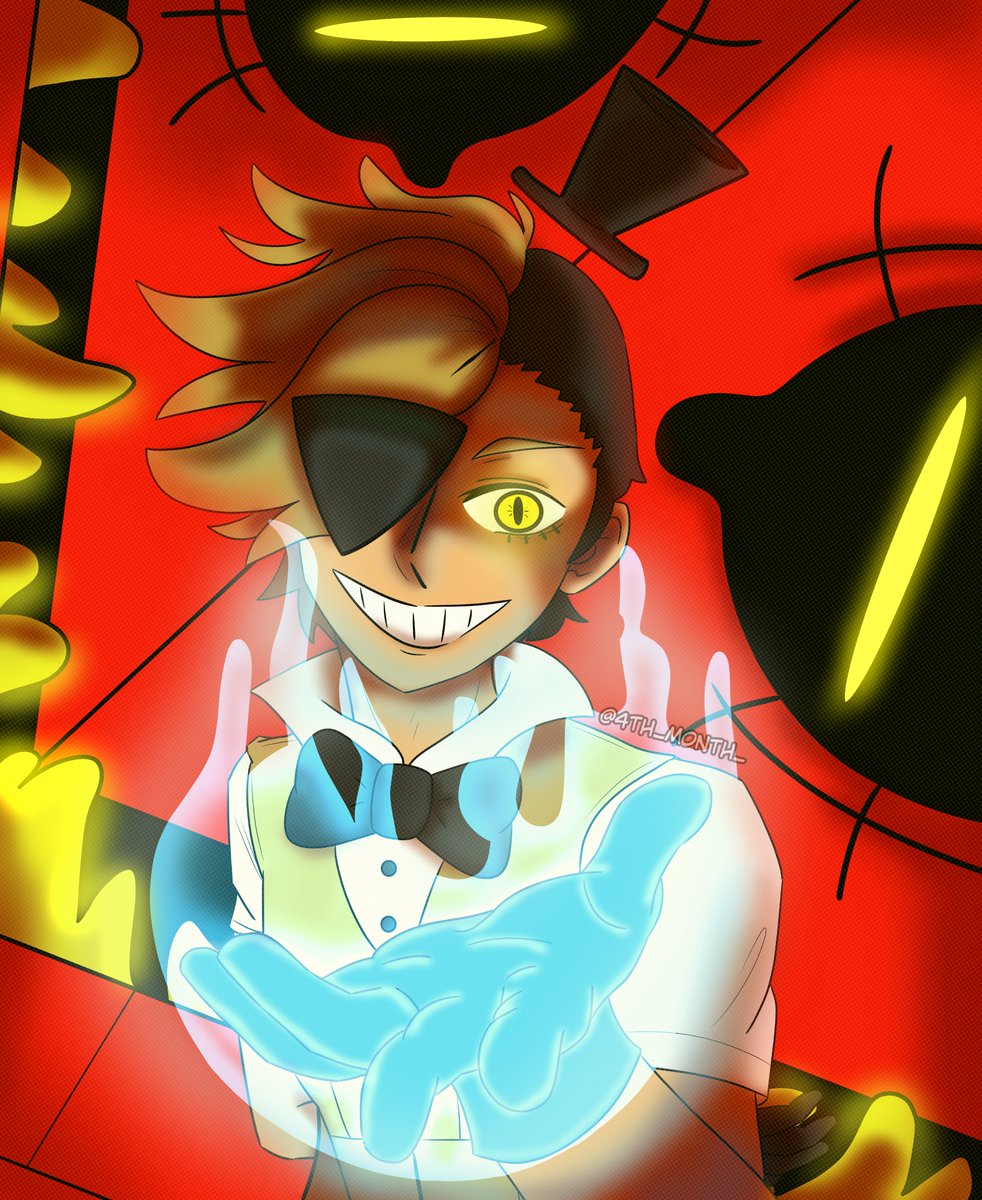 4th_month_'s tweet photo. ⚠️ Bill twink!

#GravityFalls #BillCipher #TheBookOfBill https://t.co/gUrm8pNt2B