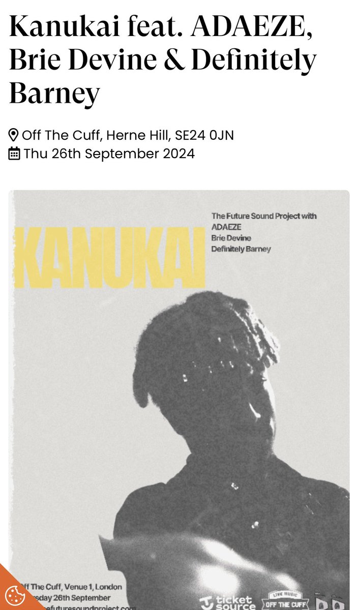 Kanukai has been rapidly exploding onto the scene with stand out performances at The O2 Academy Islington &amp; 93 Feet East. He returns to London with his amazing live band for his first London headline to celebrate the release of his new track GROWING PAINS
lnkd.in/eh2Jujai