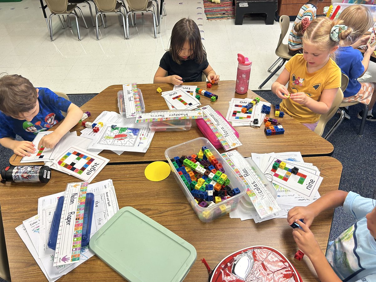 ms_miller23's tweet photo. Working hard during math centers! @StoryFalcons https://t.co/UGquGwQm8L