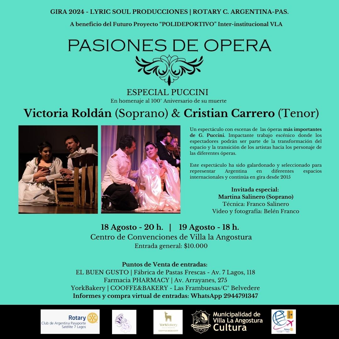 RotaryArgentina's tweet photo. Este fin de semana se llevará a cabo una Gala Lírica en conjunto con la Fundación Lyric Soul a beneficio del Futuro Proyecto “Polideportivo” Inter Institucional de Villa La Angostura, en el Centro de Arrayanes, impulsado por el Satélite 7 Lagos del RC de Argentina Pasaporte. (1) https://t.co/VgeOiCvvXI