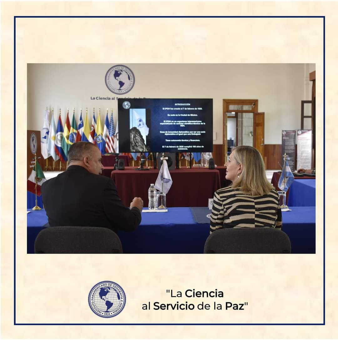 IPGH_PAIGH's tweet image. 🗓️ La mañana del 13 de agosto de 2024, el Secretario General del #IPGH, Mtro. Antonio Campuzano Rosales recibió la visita de la Exma. Sra. María Gabriela Quinteros, #Embajadora de la República de #Argentina en #México y de la Lic. María Victoria Urbistondo, Jefa de la Sección…