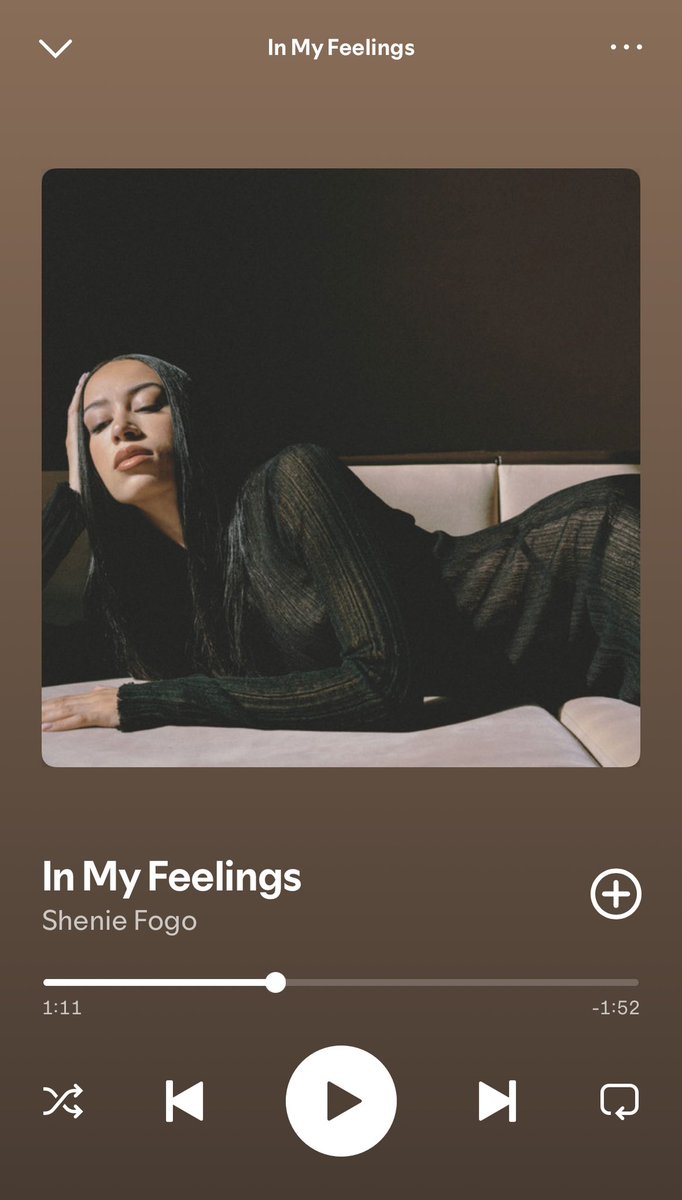In My Feelings - out now!! Go stream 🤎songwhip.com/sheniefogo/in-…