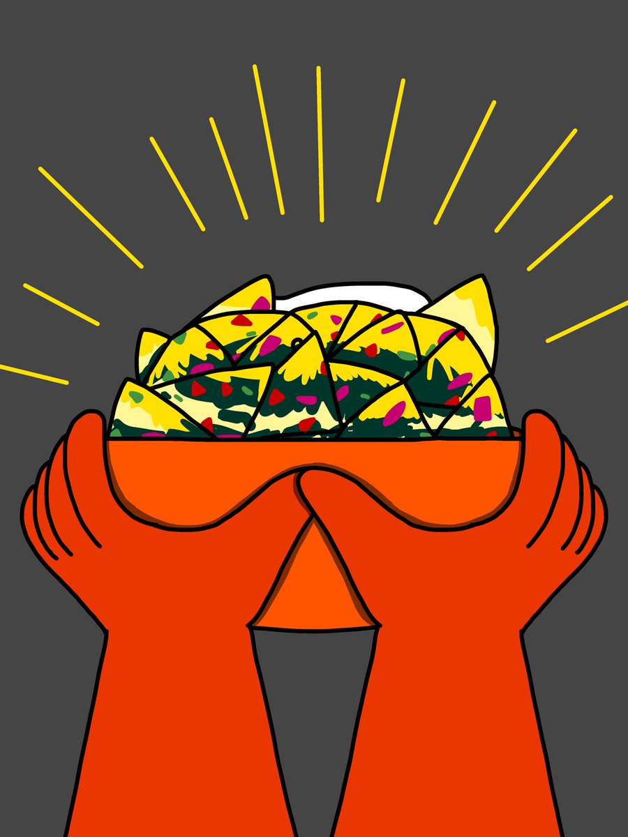 Brak’s nachos, I was inspired by mlp cupcakes and the the Brak show where Zorak died and Brak ate him so I mixed them together and made this. good thing Zorak regenerate so Brak can make more recipes! #spaceghostcoasttocoast #spaceghost #thebrakshow #spaceghostbrak #brak #zorak