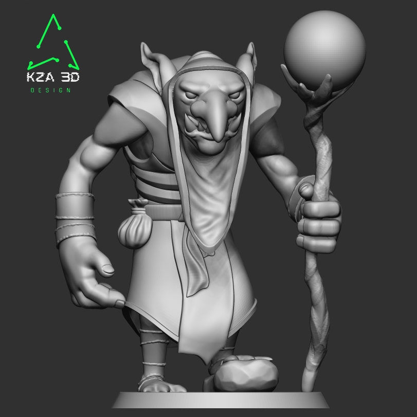 RafaelC14699857's tweet image. Dive into the realm of fantasy with this captivating Goblin Wizard, perfectly scaled into 32mm and 75mm miniatures. Kza3d's mastery in 3D design is truly spellbinding. Appreciate the art now! than.gs/m/1120083 #3DModeling #ArtisticThursday @Thangs3D