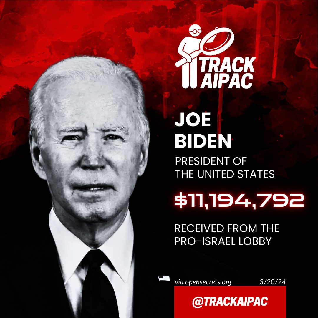 <a href="/POTUS/">President Donald J. Trump</a> You will go down in history as #GenocideJoe.

ARMS EMBARGO NOW.