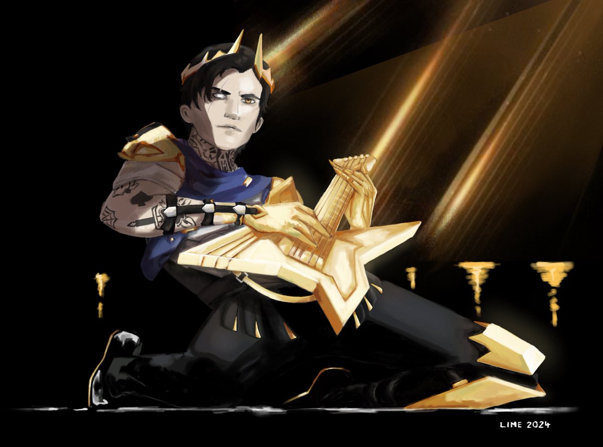 LongtimeLime's tweet photo. Hail to the King

#Fortnite #Midas #FortniteArt #FortniteFestival https://t.co/g6O17OyZ1V