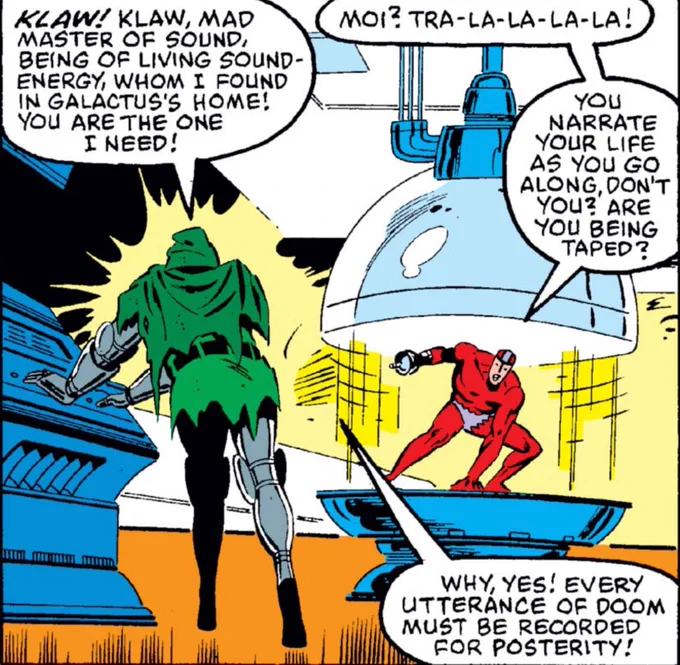 I have only read like two Doom stories between this one and the X-Men crossover but he really is growing on me lmfao 