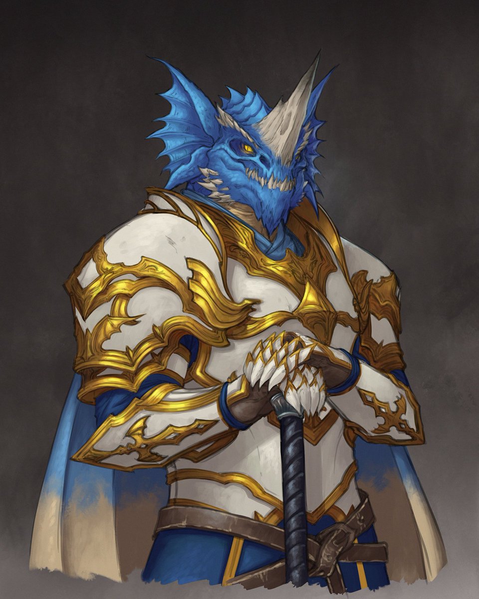 HariinaR's tweet image. Added some color to that Raldor sketch! 😗⚡️ #dndart