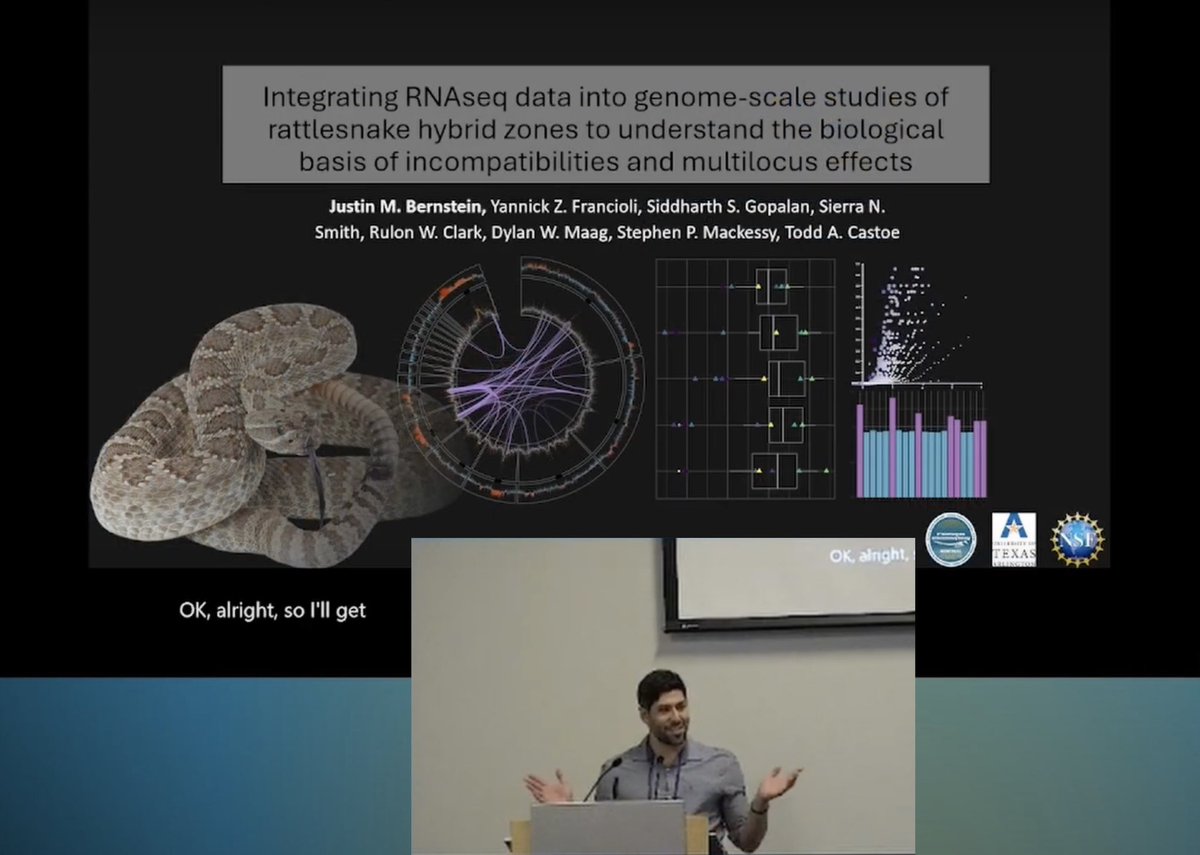 Some of our graduate students and post docs went to the 3rd Joint Congress on Evolutionary Biology meeting this year in Montreal 🇨🇦 and gave posters and talks! Here are a few photos from the event 👏🏻👏🏻👏🏻 

#evolution #herpetology #research #maverickscience #uta