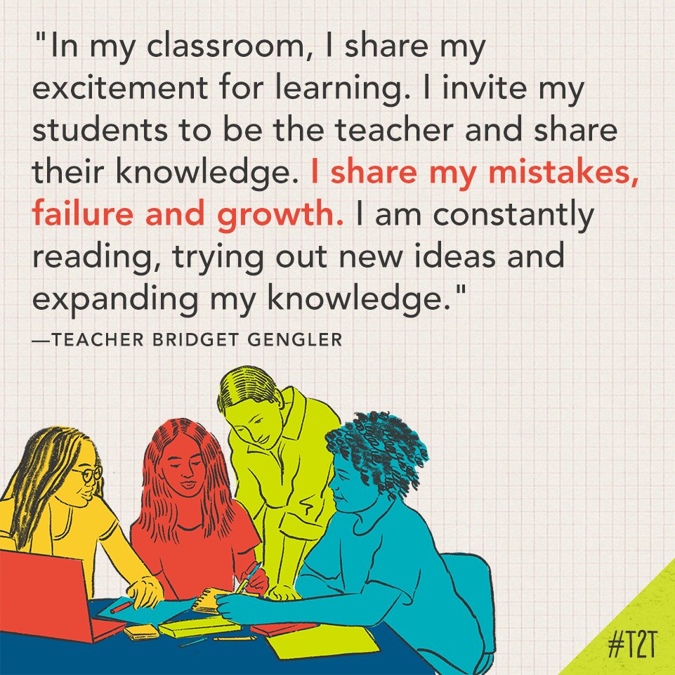 Here's how T <a href="/BridgetGengler/">Bridget Gengler</a> models what it means to be a #LifelongLearner: