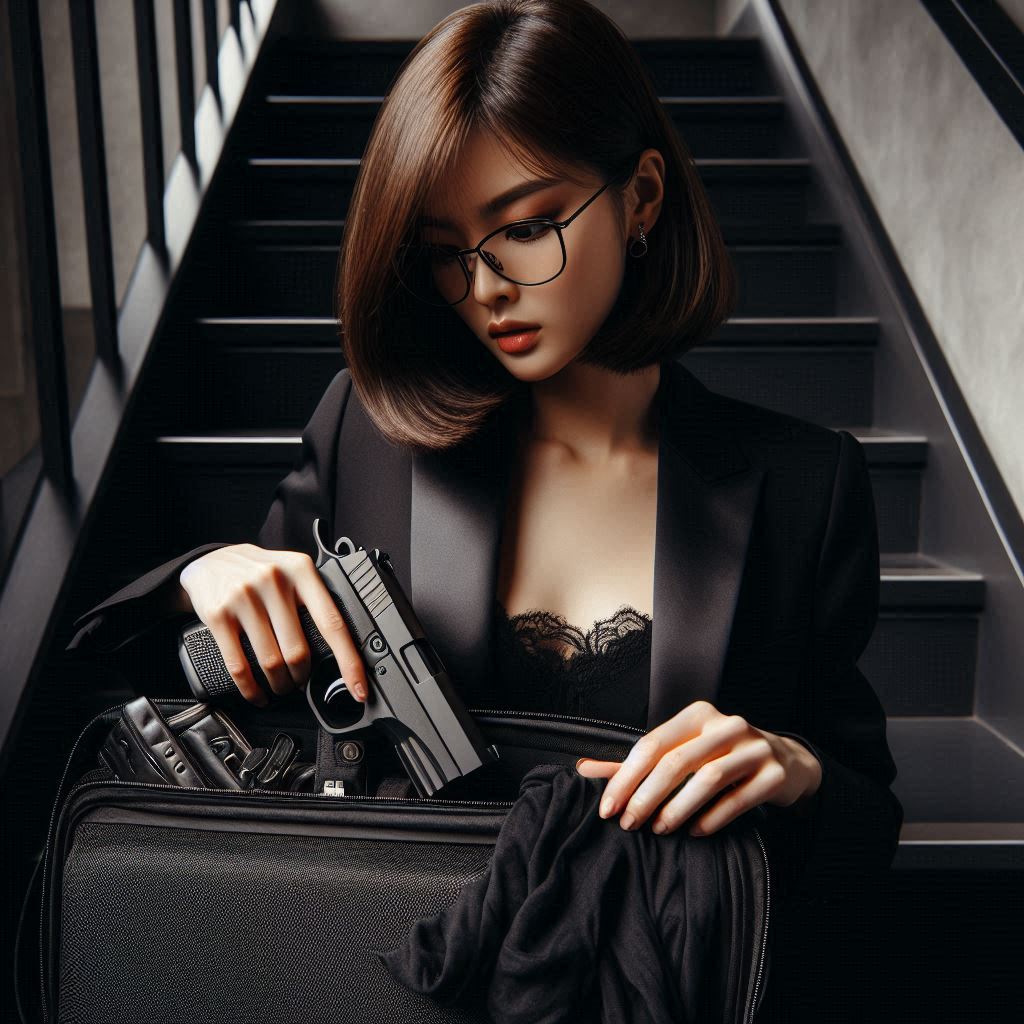 pic4safari's tweet image. Dressed in a sleek stealth fabric that hugged her form like a second skin, she moved with the grace of a panther. When she seized the document, her heart pounding in triumph. As she emerged from the building, a sudden flash of light illuminated the darkness.
What'd she react? 🕵