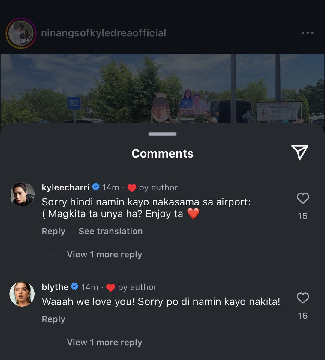 [08.17.24]@.ninangsofkd’s IG Post

KyleDrea commented on <a href="/ninangsofkd/">NINANGS OF KYLEDREA OFC</a>'s post. 

#AndreaBrillantes | #KyleEcharri
#KyleDrea | KYLEDREA UPDATES