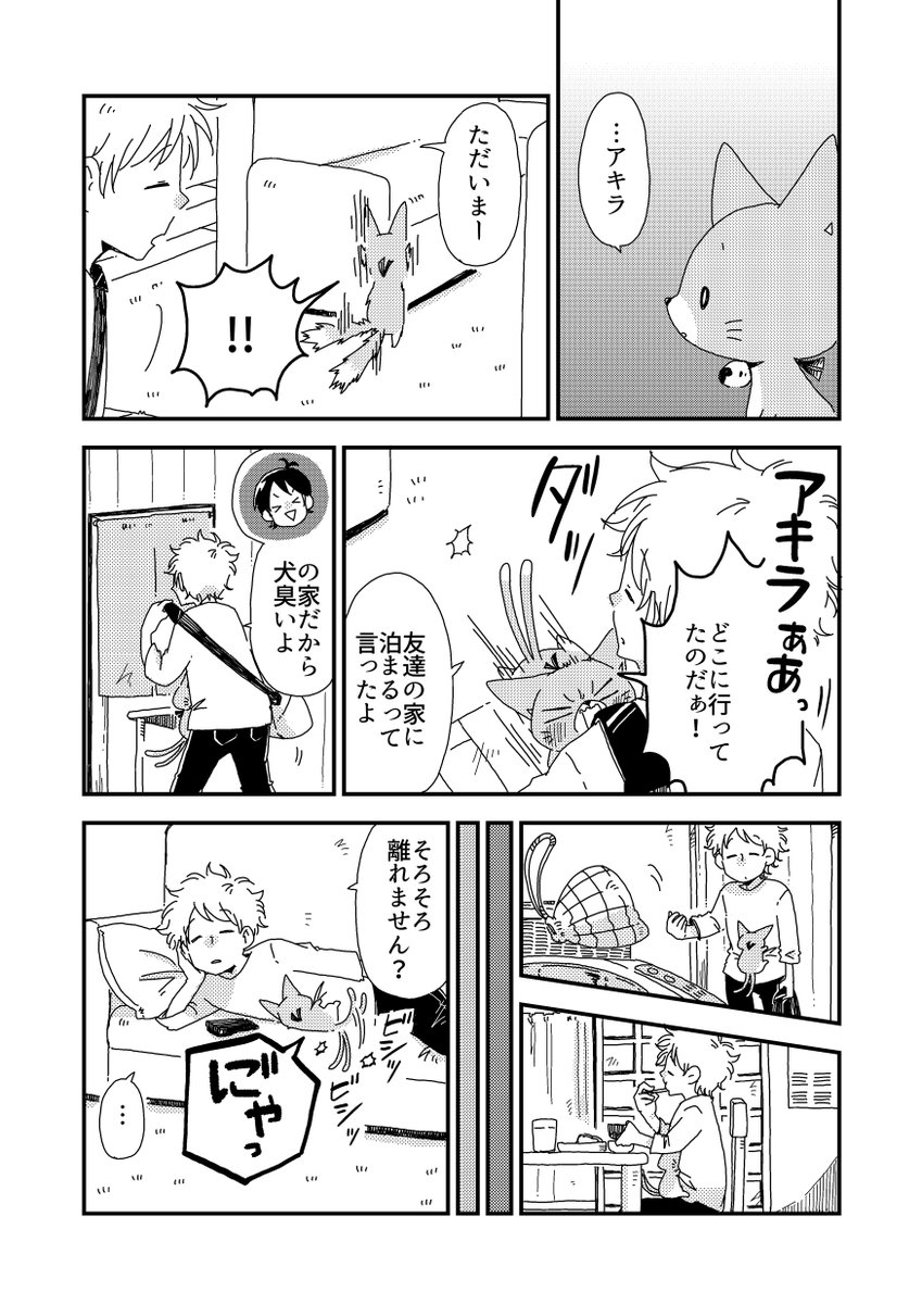 小さな猫またと少年が出会った話。33・34話(1/3)【過去作】  #漫画が読めるハッシュタグ #うちのねこマタ 