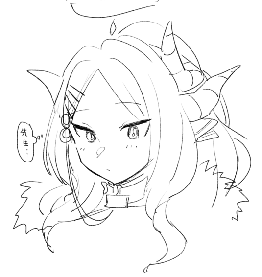 らくがき ヒナの₺ƾ₺ƾの髪すき 