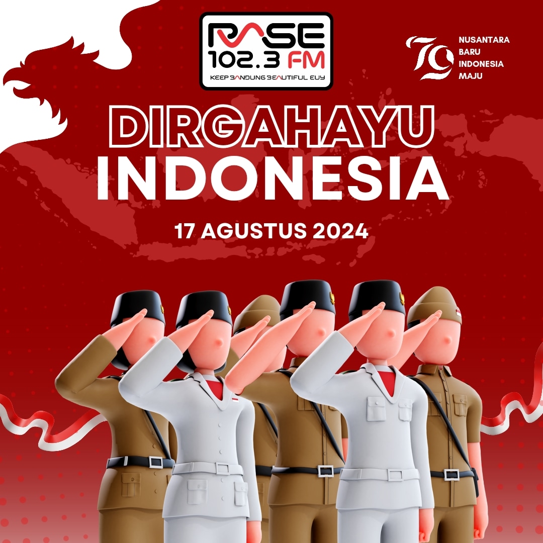 Dirgahayu Republik Indonesia ke 79, terus berkarya, terus berjuang, and always beautiful euy!