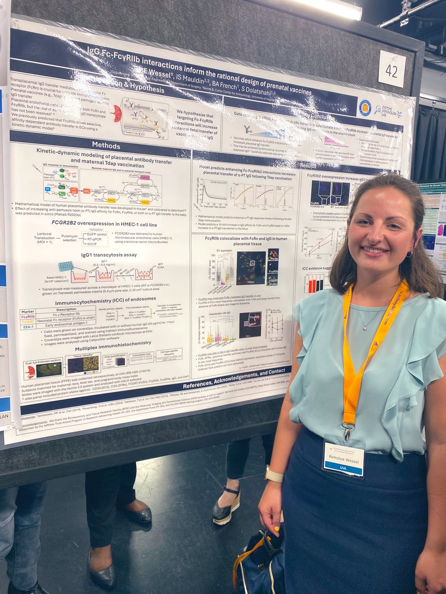 Sepideh Dolatshahi (@sepiddsh) on Twitter photo Remziye continues to do amazing work toward improving maternal prenatal vaccines! Today, she presented her work on the Day 1 of Southeastern Immunology Symposium! #SIS2024 <a href="/RemziyeErdogan5/">Remziye Erdogan Wessel</a> <a href="/UVAimmunology/">UVAimmunology</a> <a href="/UVABME/">Virginia BME</a> Remziye continues to do amazing work toward improving maternal prenatal vaccines! Today, she presented her work on the Day 1 of Southeastern Immunology Symposium! #SIS2024 <a href="/RemziyeErdogan5/">Remziye Erdogan Wessel</a> <a href="/UVAimmunology/">UVAimmunology</a> <a href="/UVABME/">Virginia BME</a>
