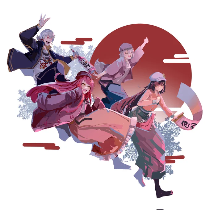 間違いなくせいだんのイラストのおかげだけど、複数人を画面に入れるの上手くなってる 