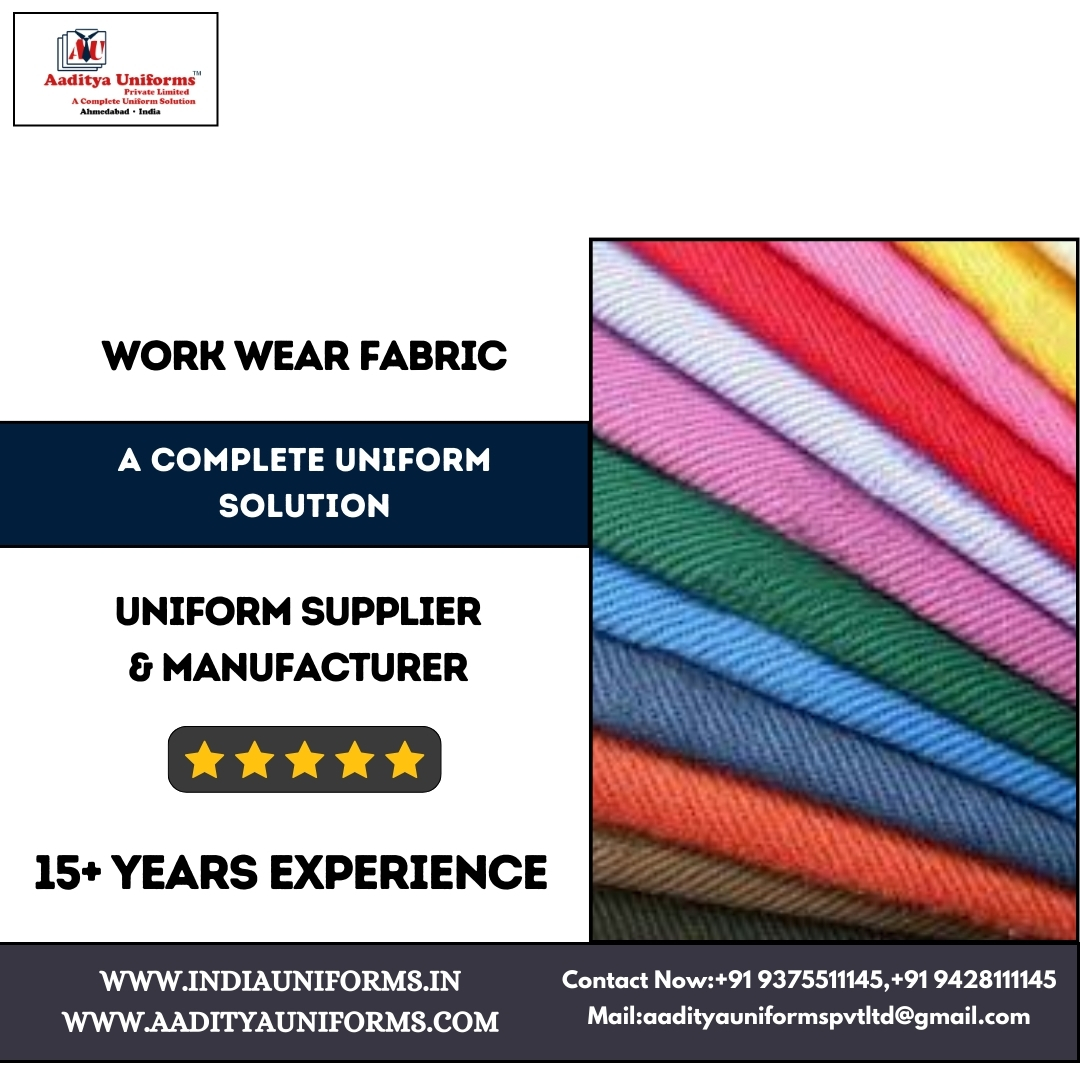 Aadityauniform's tweet image. Work Wear Fabric Available At Aaditya Uniforms

#WorkwearFabric
#DurableFabric
#WorkwearStyle
#IndustrialFabric
#heavydutyfabrics 
#Aadityauniforms
#ahemdabad