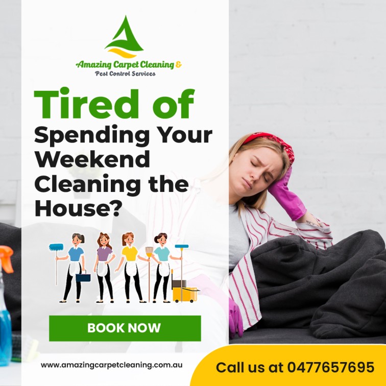 AmazingCarpetC2's tweet image. Tired of Spending Your Weekend Cleaning the House?

🌐Visit our website amazingcarpetcleaning.com.au/contact.php

#WeekendCleanup #WeekendBreak #AmazingCarpetCleaning  #Brisbane #Australia #CleaningService #BrisbaneCleaners #CleanAndTidy #ProfessionalCleaners